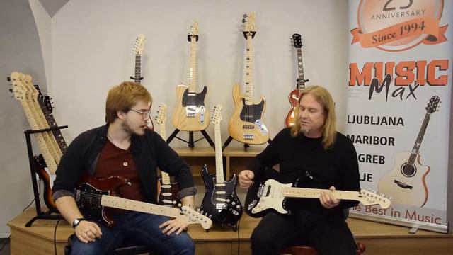 Electric Guitar Flight EST 11 V2 WR and Flight EST 13 V2 BK смотреть онлайн