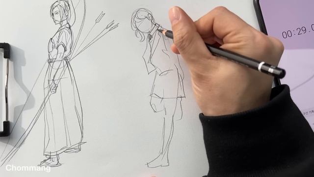 1min Drawing +a / Croquis смотреть онлайн