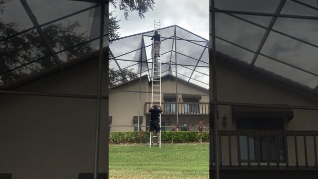 "Screen Replacement Masterclass: Upgrading the Upper Mid-Level Screen on a 32-Foot Pool Cage" смотреть онлайн