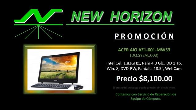 PromoNH189 ACER AiO AZ1 601 MW53 смотреть онлайн