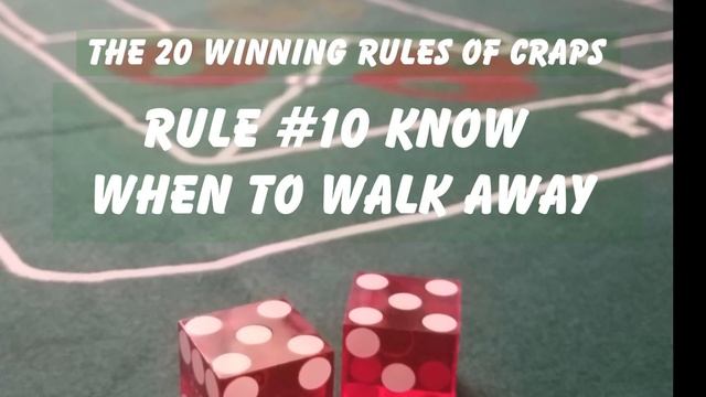 THE 20 WINNING RULES OF CRAPS - A UNIQUE STRATEGY FOR CRAPS смотреть онлайн