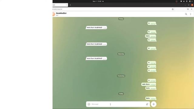 Send/receive messages from Telegrambot with Node-Red смотреть онлайн