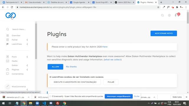 Admin 2020 - Como customizar o Painel do WordPress com 1 Click смотреть онлайн