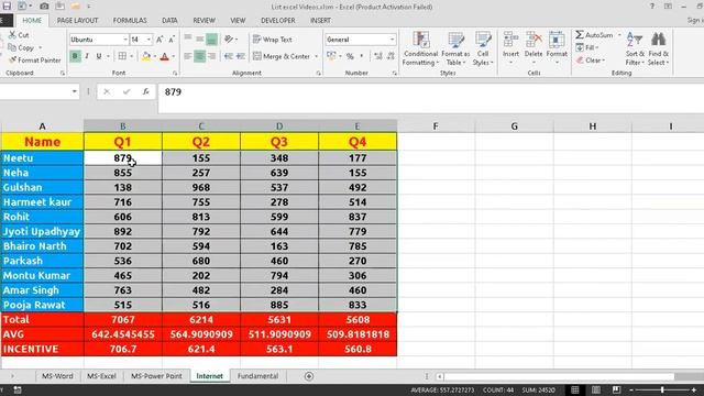 Protection Sheet in Excel смотреть онлайн