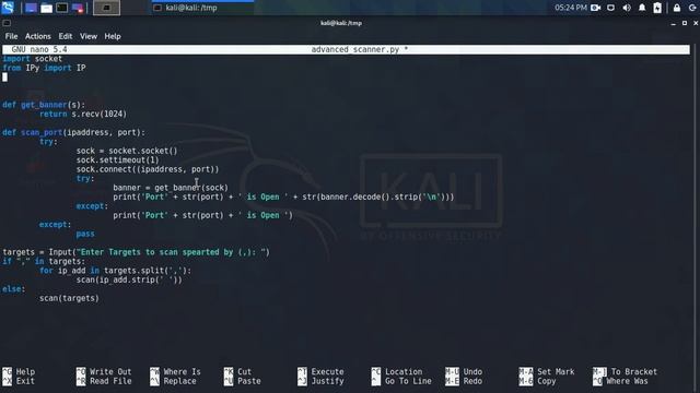 EP6 PT3 - Building a Python PortScanner || Hacking Tools || Offensive Python for Ethical Hackers смотреть онлайн