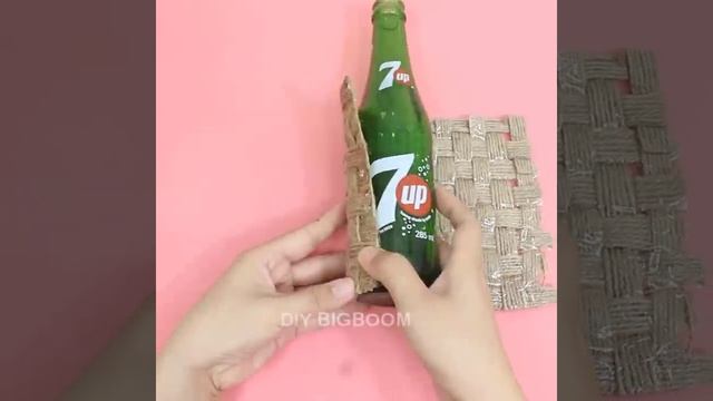 10 Jute Bottle Decoration Ideas | Home Decorating Ideas Handmade