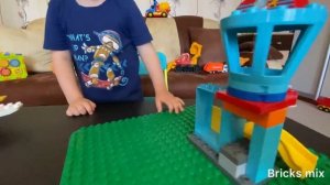 Лего дупло аэропорт 10871/ Глеб собирает аэропорт Лего дупло.