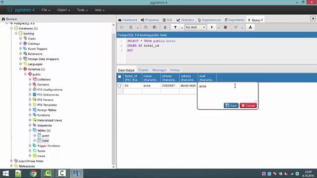 create DB relational table with postgresql (add foreign key) смотреть онлайн
