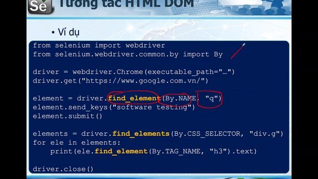 Cài đặt selenium và sử dụng webdriver cơ bản смотреть онлайн