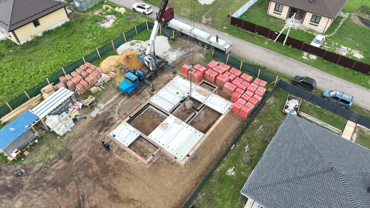 Монтаж перекрытия