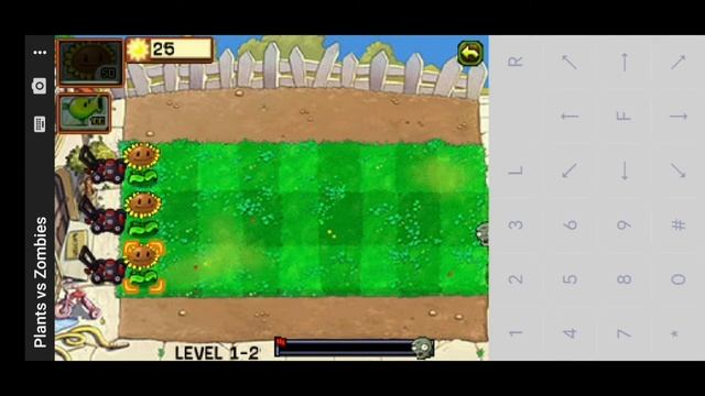 Сорняки на NOKIA3310◼ Plants vs. zombies Java смотреть онлайн