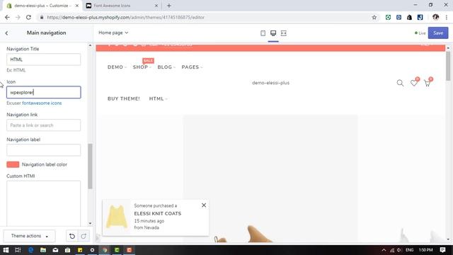 Elessi Shopify Theme - Mega Menu Html Custom смотреть онлайн