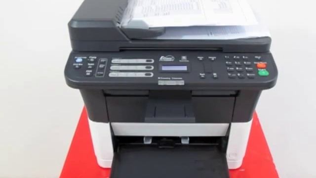 KYOCERA FS-1025MFP/1125MFP: สาธิตก๊อปปี้แบบ 2-in-1 & Duplex смотреть онлайн