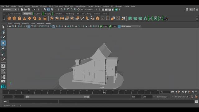 Создание An Old House в MAYA 3D #1 смотреть онлайн