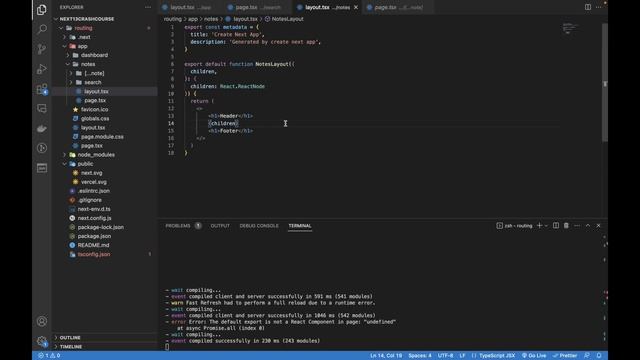 Next.js 13 Crash Course #3 - Layouts and Private Folders смотреть онлайн