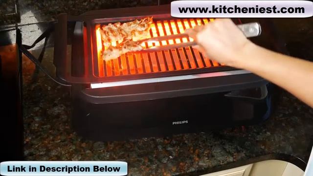 Philips Smoke-less Indoor Grill (HD6371/94) Review and Demo | Kitcheniest смотреть онлайн