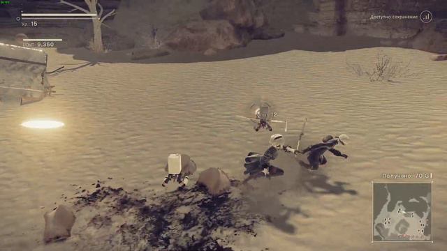 NieR: Automata (10) Неудачная защита парада. Машина в шляпе смотреть онлайн