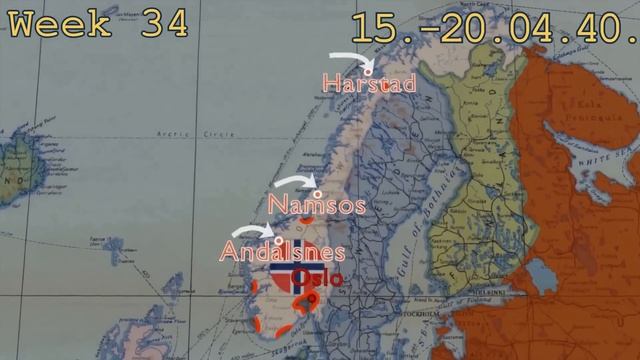 WW2 In Animated Maps: Sept 1939 - Aug 1940