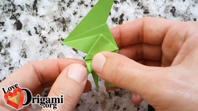 Origami Dinosaur Iguanodon (Akira Yoshizawa) смотреть онлайн