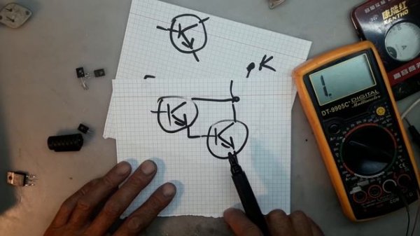 Проверка транзисторов "Дарлингтона"