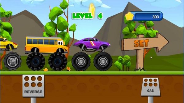 Монстр Трак ГОНКИ МУЛЬТИК ПРО МАШИНКИ ДЛЯ ДЕТЕЙ МОНСТ ГРУЗОВИК