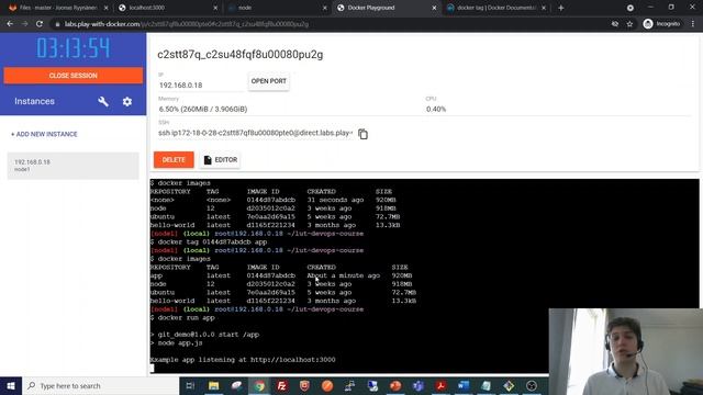 Container Technologies - Tagging and running an own image смотреть онлайн