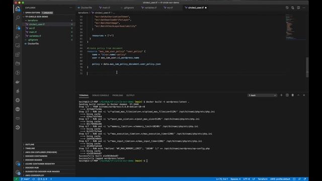DevOps Concepts: Terraform 0.14, AWS ECR, Docker, and CircleCI workflow смотреть онлайн