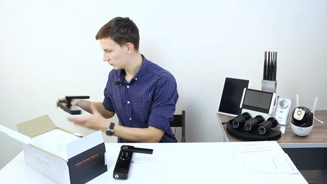 Комплектация биометрического замка HDcom SL-801 Tuya-WiFi