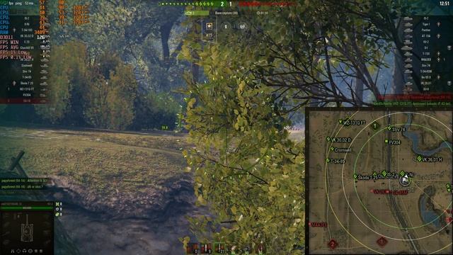 World of Tanks on 11 year old cpu intel core 2 quad Q9550@3.8ghz + gtx 1050 смотреть онлайн
