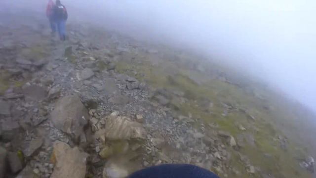 Scafell Pike in the pouring rain смотреть онлайн