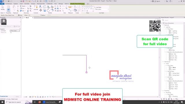 PREVIEW REVIT 2024 MEP SESSION 08 DETAIL LINE TAMIL смотреть онлайн