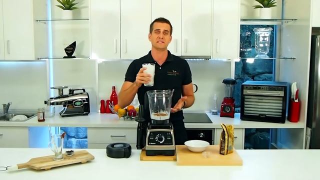 How To Make A Healthy Frappuccino In A Vitamix Blender | Recipe Video