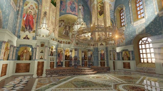 Иконостас храма. Воронеж смотреть онлайн