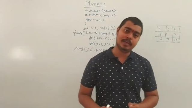 Matrix programming || example of two dimensional array || 2d array смотреть онлайн
