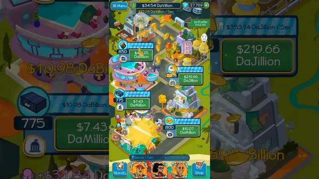 Tap to Riches- Reaching FaTrillion dollars!!! Unlocking 5 star advisors!! смотреть онлайн