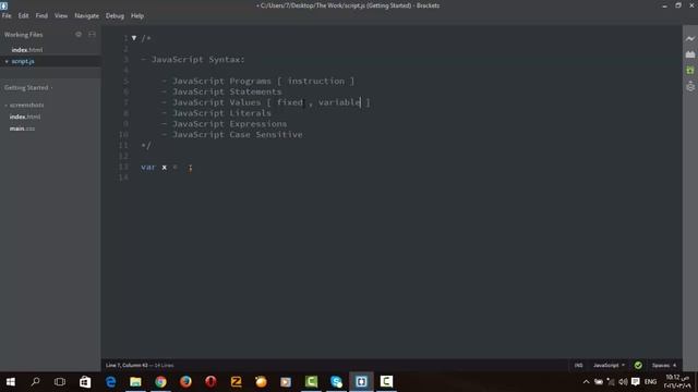 4 - ( JavaScript Tutorial ) Syntax --- كيفيه كتابة اكواد اللغة смотреть онлайн