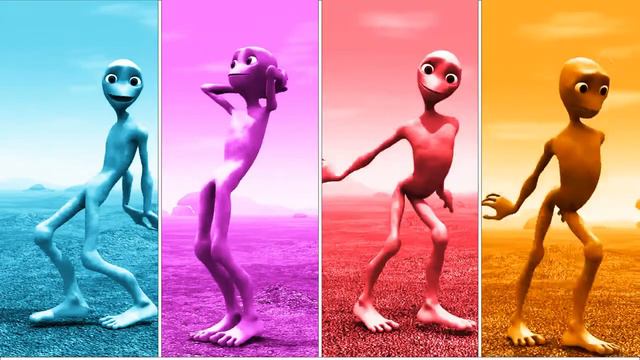 #dametucosita#greenalien Alien Dance With Song Dame Tu Cosita/Green Alien Dance/Blue Alien Dance