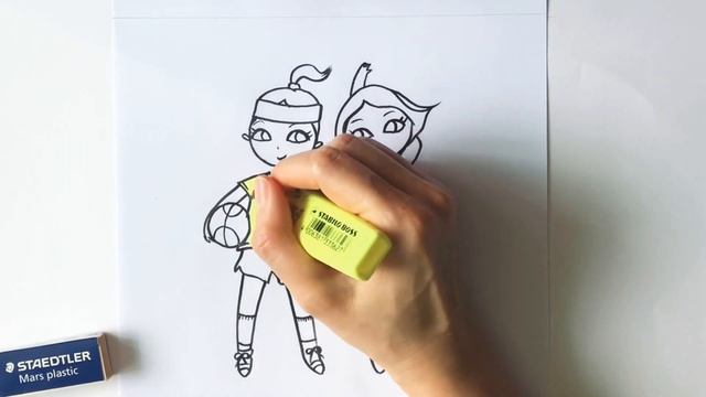 How to draw cute girls in sports wear смотреть онлайн
