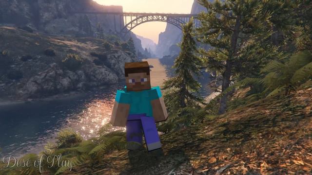 Minecraft in GTA 5: Ragdoll Fails & Jumps - Ep. 13 смотреть онлайн