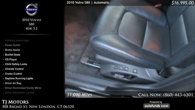 Used 2010 Volvo S80 | TJ Motors, New London, CT - SOLD смотреть онлайн