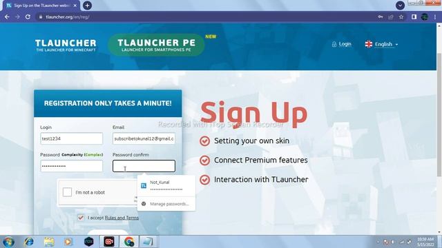 HOW TO MAKE TLAUNCHER ACCOUNT FOR JAVA EDITION смотреть онлайн