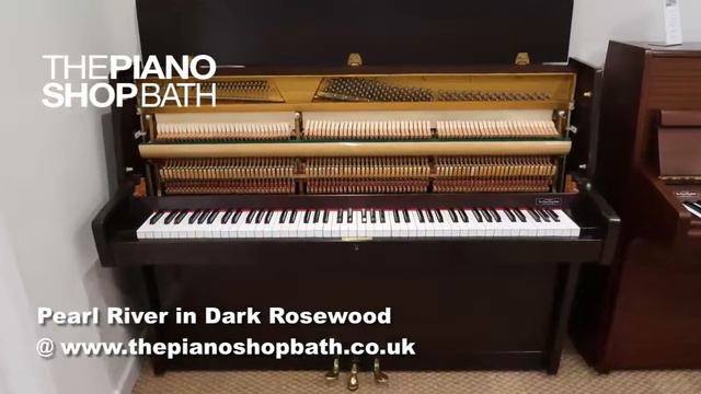 'Pearl River' Dark Rosewood piano @ The Piano Shop, Bath смотреть онлайн