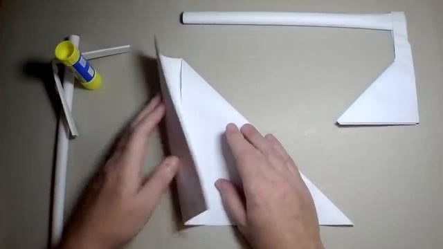 DIY ? - How to make an AXE from a4 paper смотреть онлайн
