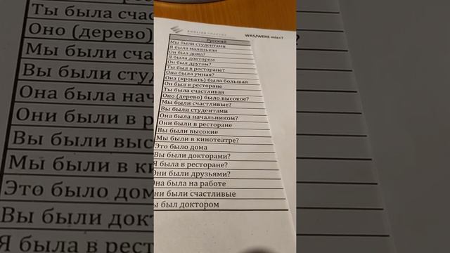 ТРЕНАЖЕР НА was/were mix + ? смотреть онлайн