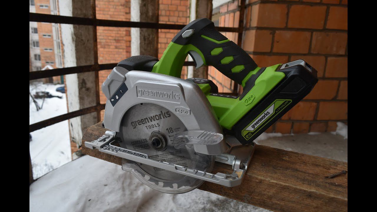 Циркулярная пила GreenWorks G24CS – долой провода. Обзор и тестирование смотреть онлайн