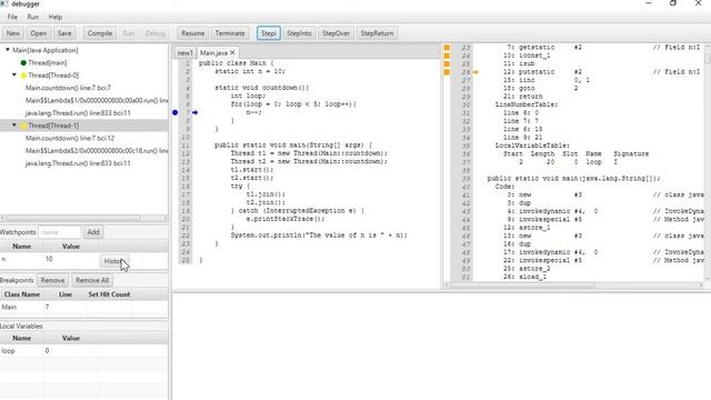How to use Java bytecode debugger смотреть онлайн