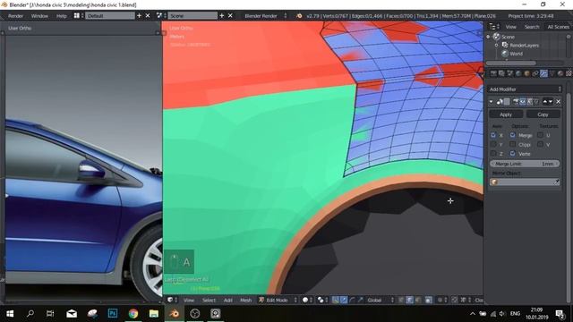 3D Modeling Honda Civic | #3 | full production | RUS | RoadToJob смотреть онлайн