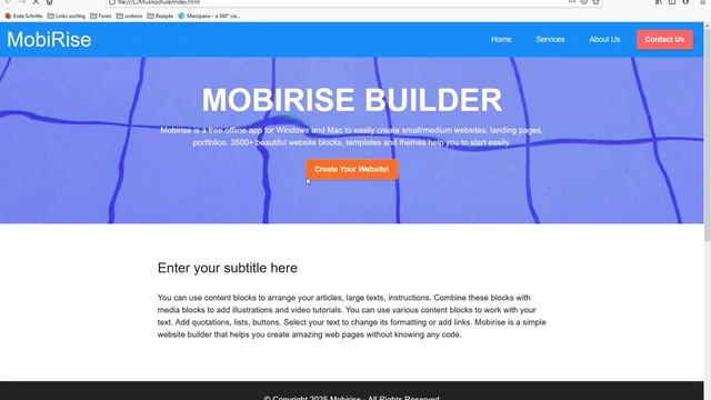 PHP Counter ( Besucherzähler ) in Mobirise einbinden und unter HTML anzeigen lassen. смотреть онлайн