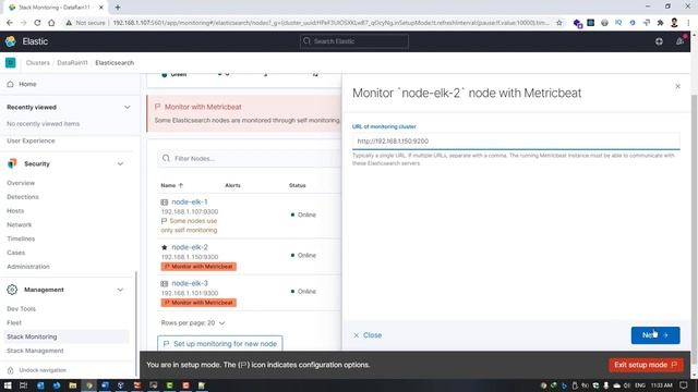 How to collecting Elasticsearch monitoring data by Metricbeat and disable self monitoring in Kibana смотреть онлайн