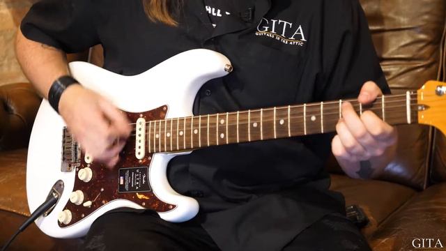 Fender American Ultra Stratocaster In Arctic Pearl - Guitars In The Attic смотреть онлайн